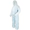 Magid Disposable Coveralls, Hooded, 2XL, SmsSMS, Serged Seam, White CVZ3-XXL - alternate 1